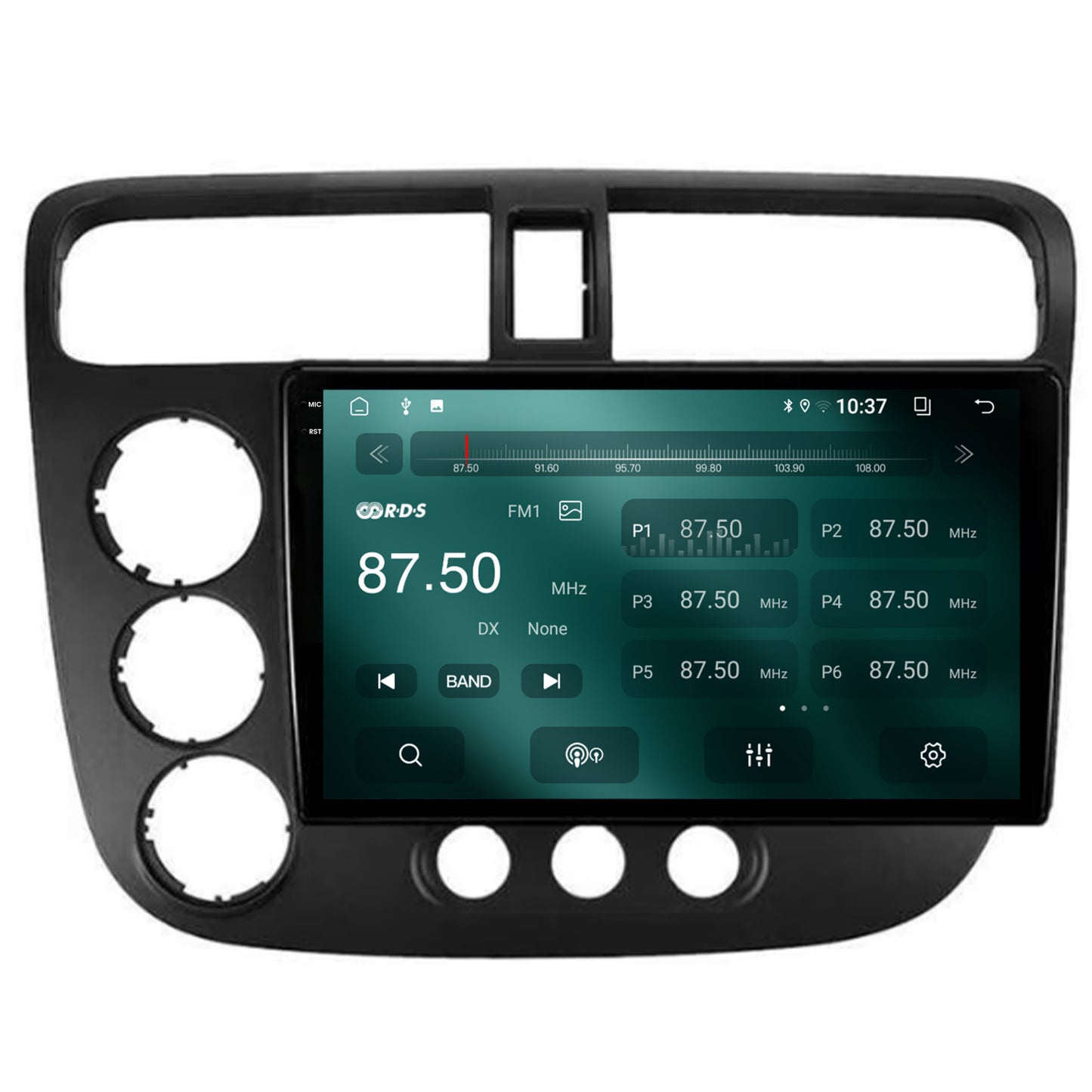 Navigatie 2K Honda Civic (1998-2005), Android, S-Quadcore / 4GB RAM + 64GB ROM, 9.5 Inch - AD-BGS90042K+AD-BGRKIT018