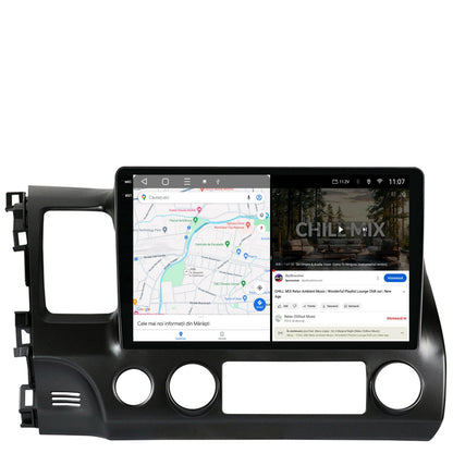 Navigatie 2K Honda Civic (2005-2012), Android, S-Quadcore / 4GB RAM + 64GB ROM, 9.5 Inch - AD-BGS100042K+AD-BGRKIT008
