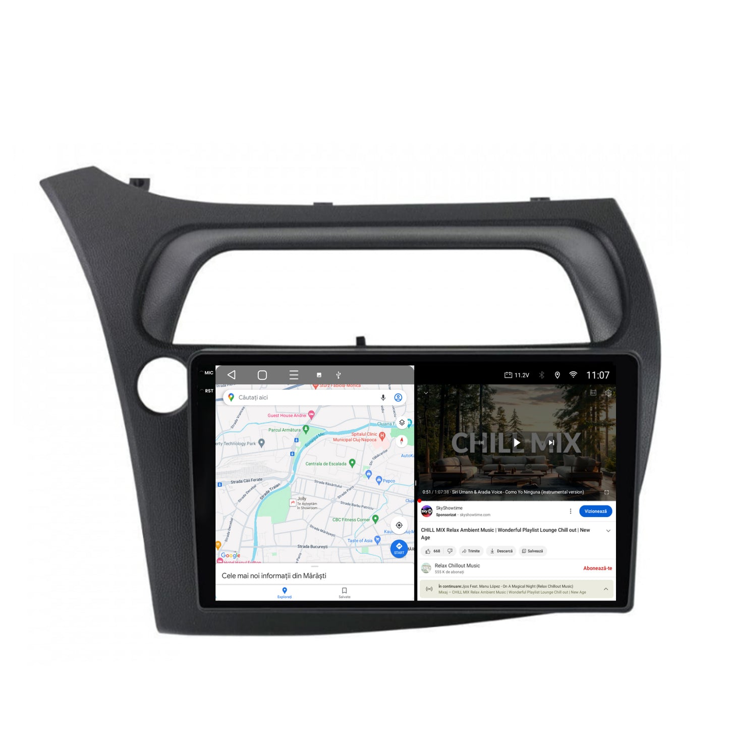 Navigatie 2K Honda Civic Hatchback (2006-2011), Android, S-Quadcore / 4GB RAM + 64GB ROM, 9.5 Inch - AD-BGS90042K+AD-BGRKIT020