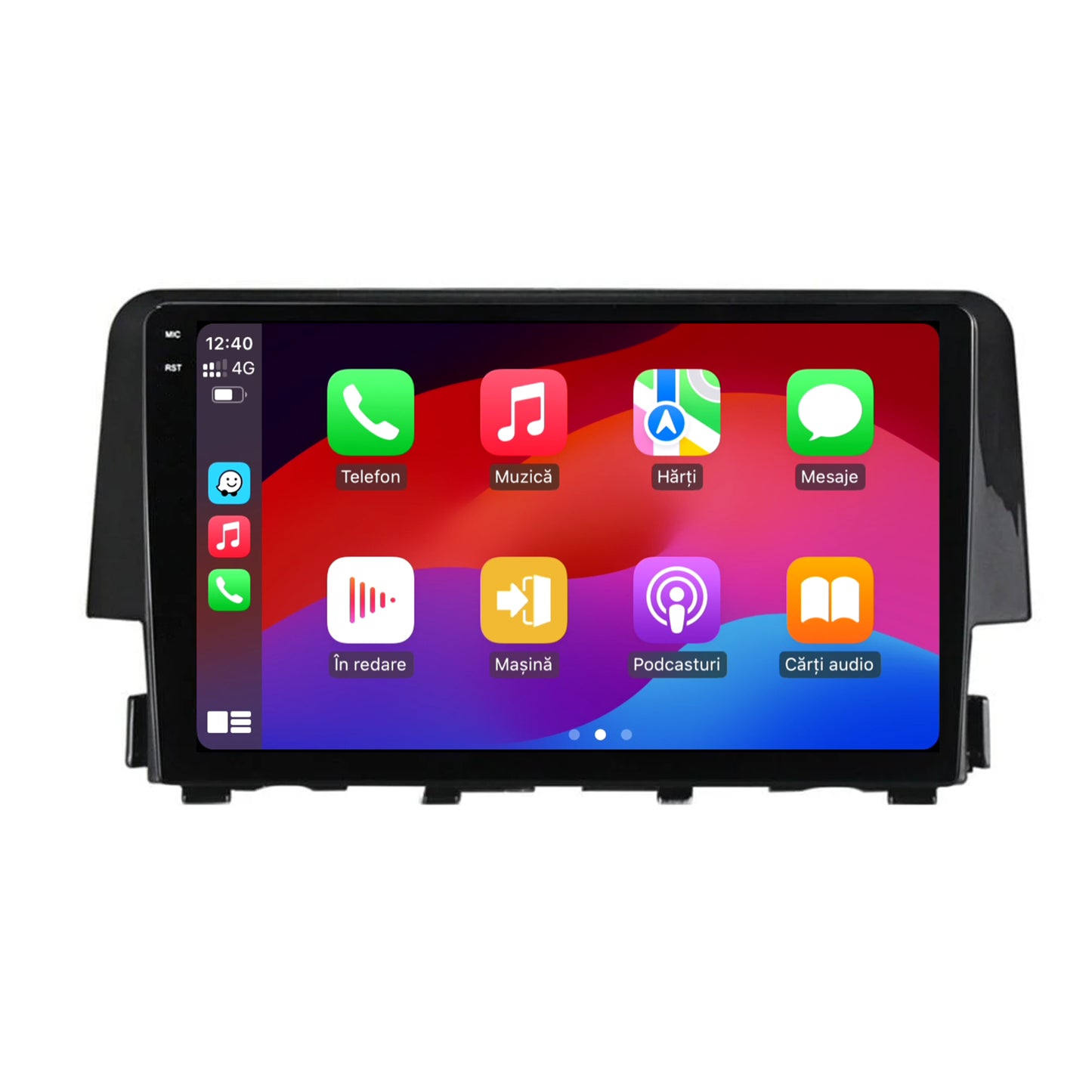 Navigatie 2K Honda Civic X / Sedan (2015-2021), Android, S-Quadcore / 4GB RAM + 64GB ROM, 9.5 Inch - AD-BGS90042K+AD-BGRKIT004