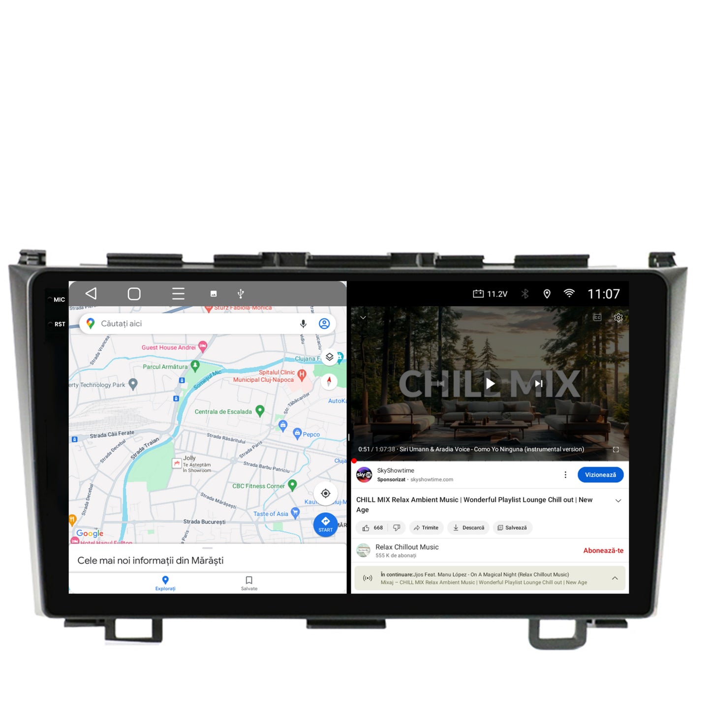 Navigatie 2K Honda CRV (2006-2012), Android, S-Quadcore / 4GB RAM + 64GB ROM, 9.5 Inch - AD-BGS90042K+AD-BGRKIT006