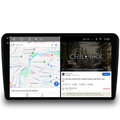 Navigatie 2K HUB64 Audi A3/ S3/ RS3, 8GB RAM, Android, Octacore, Slot Sim 4G, DSP, GPS, Wi-FI, Carplay, Android Auto, USB, Bluetooth, Waze, Touchscreen, 9.5 Inch