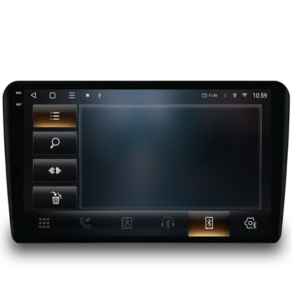 Navigatie 2K HUB64 Audi A3/ S3/ RS3, 8GB RAM, Android, Octacore, Slot Sim 4G, DSP, GPS, Wi-FI, Carplay, Android Auto, USB, Bluetooth, Waze, Touchscreen, 9.5 Inch