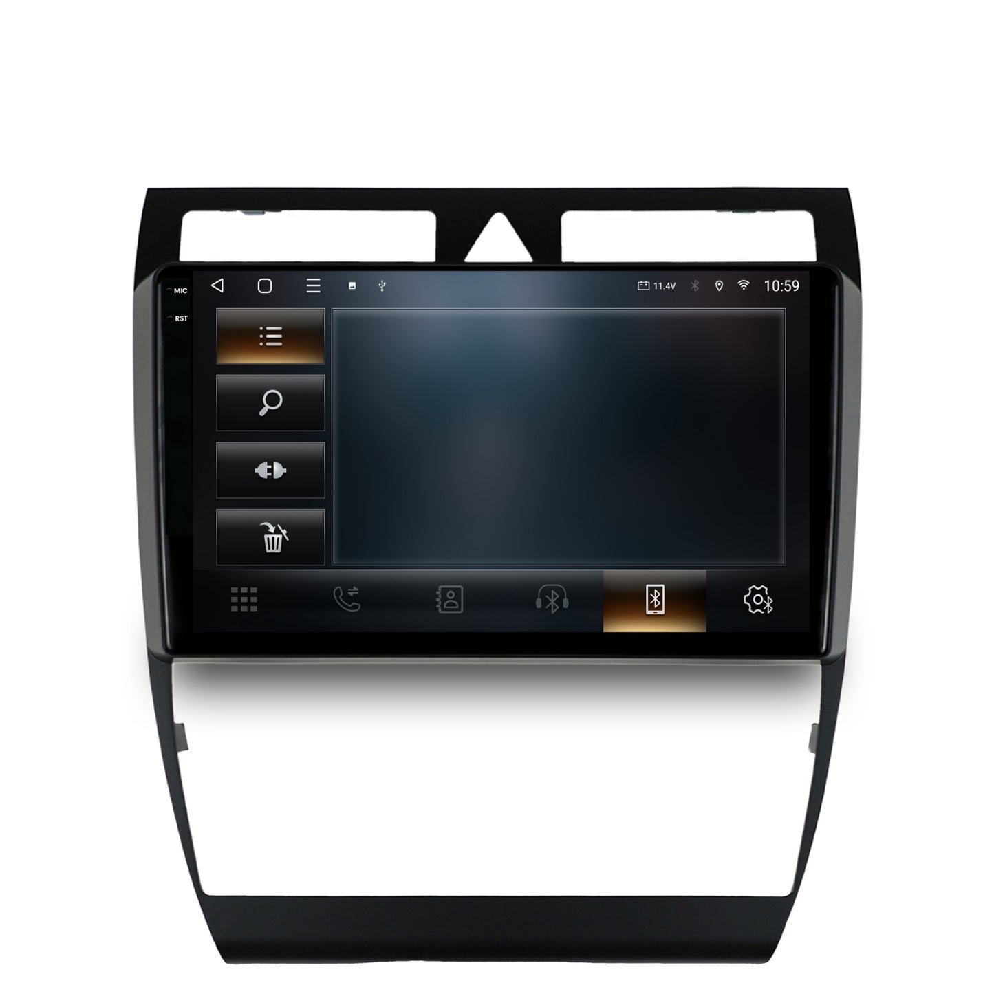 Navigatie 2K HUB64 Audi A6 (1999-2004), 4GB RAM, Android, Octacore, Slot Sim 4G, DSP, GPS, Wi-FI, Carplay, Android Auto, USB, Bluetooth, Waze, Touchscreen, 9.5 Inch