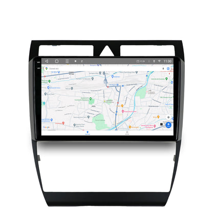 Navigatie 2K HUB64 Audi A6 (1999-2004), 8GB RAM, Android, Octacore, Slot Sim 4G, DSP, GPS, Wi-FI, Carplay, Android Auto, USB, Bluetooth, Waze, Touchscreen, 9.5 Inch