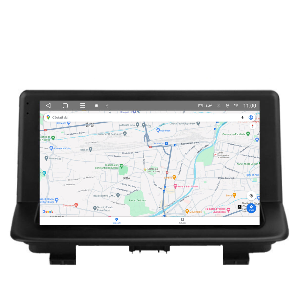 Navigatie 2K HUB64 Audi Q3 (2011-2018), 4GB RAM, Android, Octacore, Slot Sim 4G, DSP, GPS, Wi-FI, Carplay, Android Auto, USB, Bluetooth, Waze, Touchscreen, 9.5 Inch