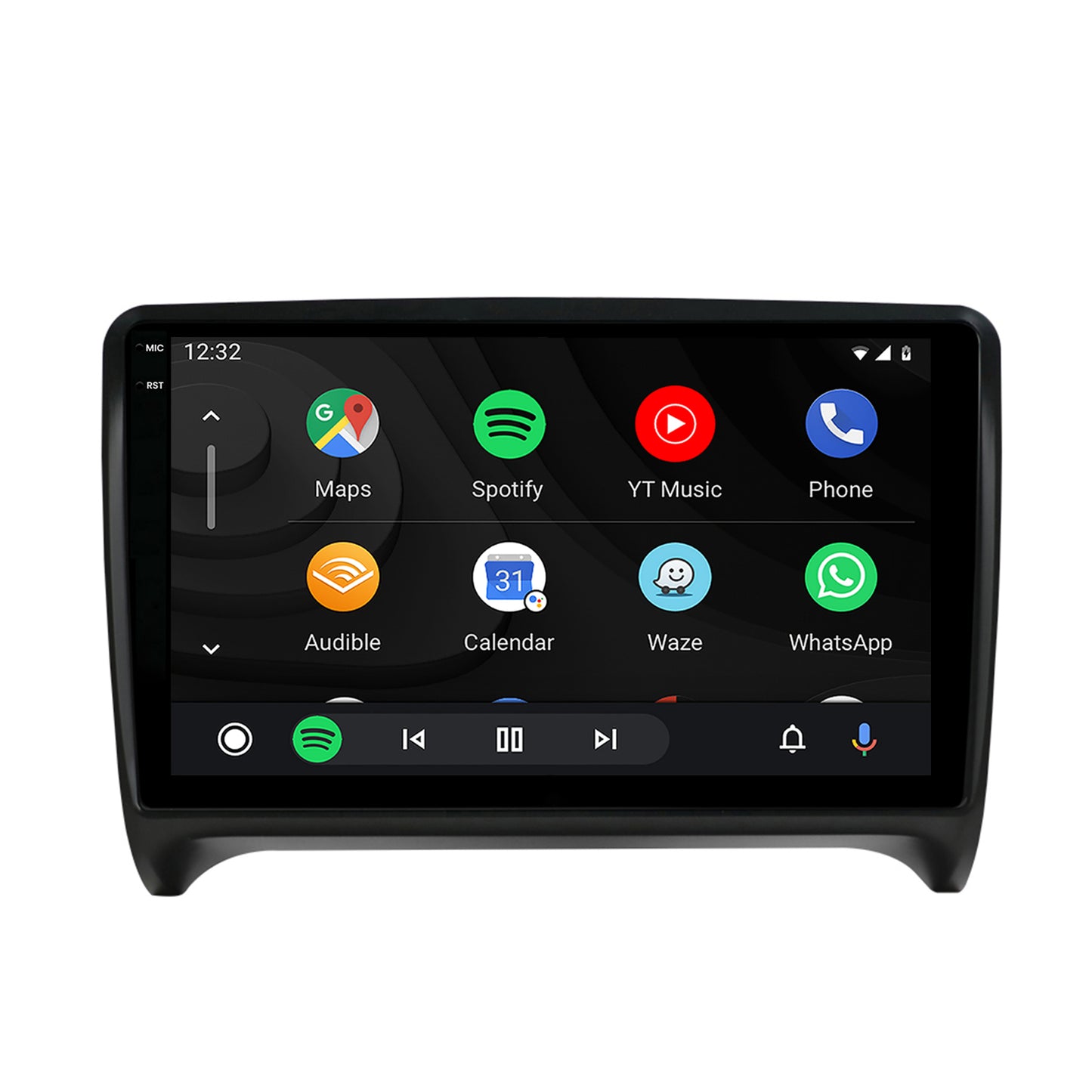 Navigatie 2K HUB64 Audi TT, 4GB RAM, Android, Octacore, Slot Sim 4G, DSP, GPS, Wi-FI, Carplay, Android Auto, USB, Bluetooth, Waze, Touchscreen, 9.5 Inch