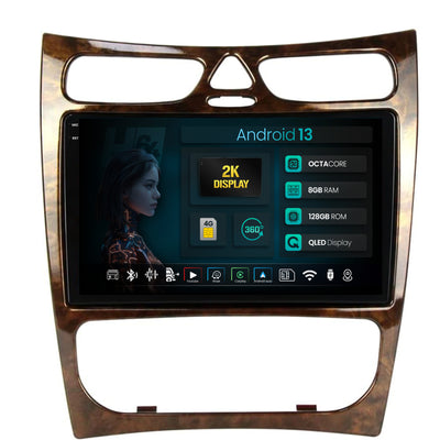 Navigatie 2K HUB64 Benz CLK (W209) (2002-2005), 8GB RAM, Android, Octacore, Slot Sim 4G, DSP, GPS, Wi-FI, Carplay, Android Auto, USB, Bluetooth, Waze, Touchscreen, 9.5 Inch