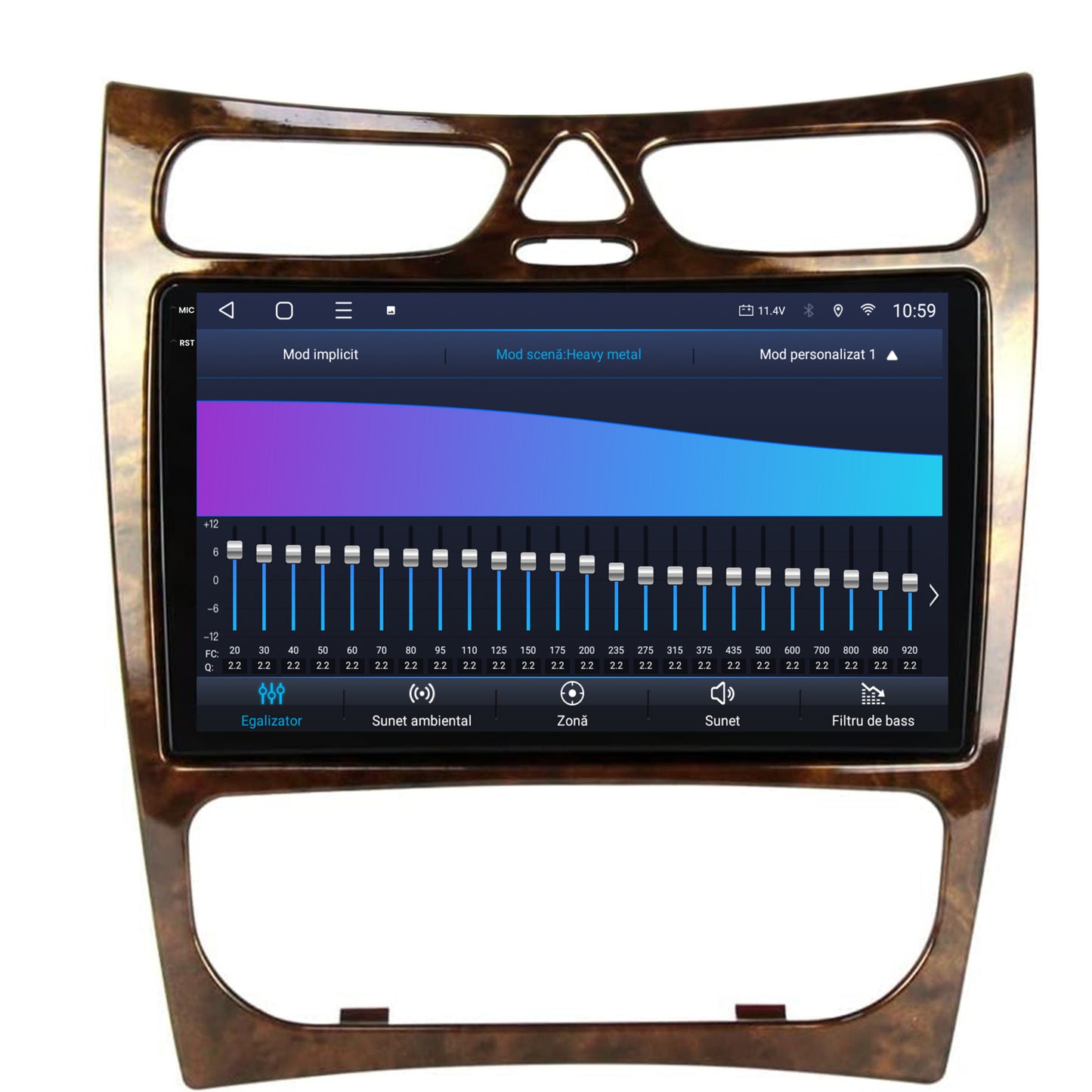 Navigatie 2K HUB64 Benz CLK (W209) (2002-2005), 8GB RAM, Android, Octacore, Slot Sim 4G, DSP, GPS, Wi-FI, Carplay, Android Auto, USB, Bluetooth, Waze, Touchscreen, 9.5 Inch