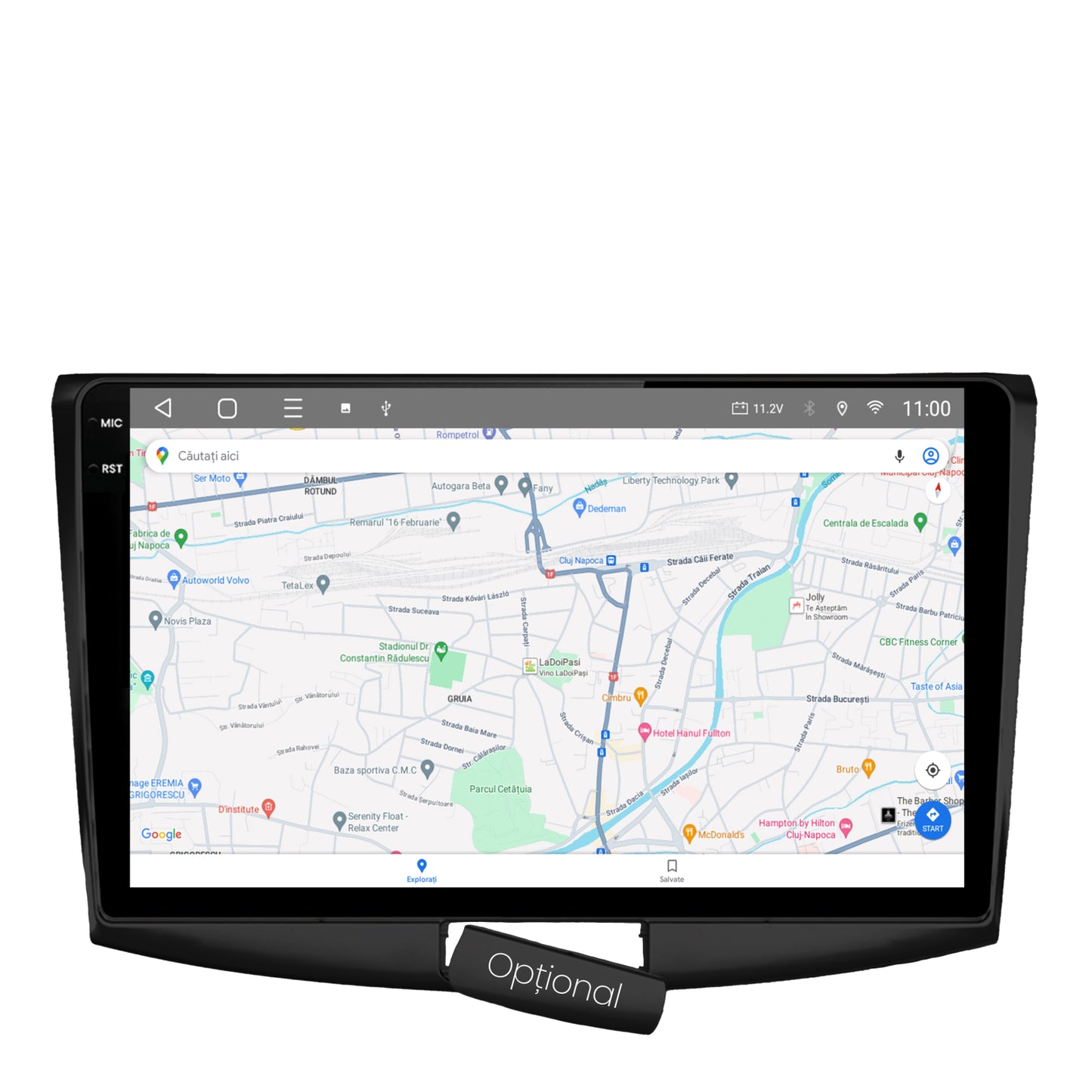 Navigatie 2K HUB64 (BLACK) Volkswagen Passat B6 / B7 / CC, 8GB RAM, Android, Octacore, Slot Sim 4G, DSP, GPS, Wi-FI, Carplay, Android Auto, USB, Bluetooth, Waze, Touchscreen, 10.36 Inch