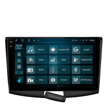 Navigatie 2K HUB64 (BLACK) Volkswagen Passat B6 / B7 / CC, 8GB RAM, Android, Octacore, Slot Sim 4G, DSP, GPS, Wi-FI, Carplay, Android Auto, USB, Bluetooth, Waze, Touchscreen, 10.36 Inch