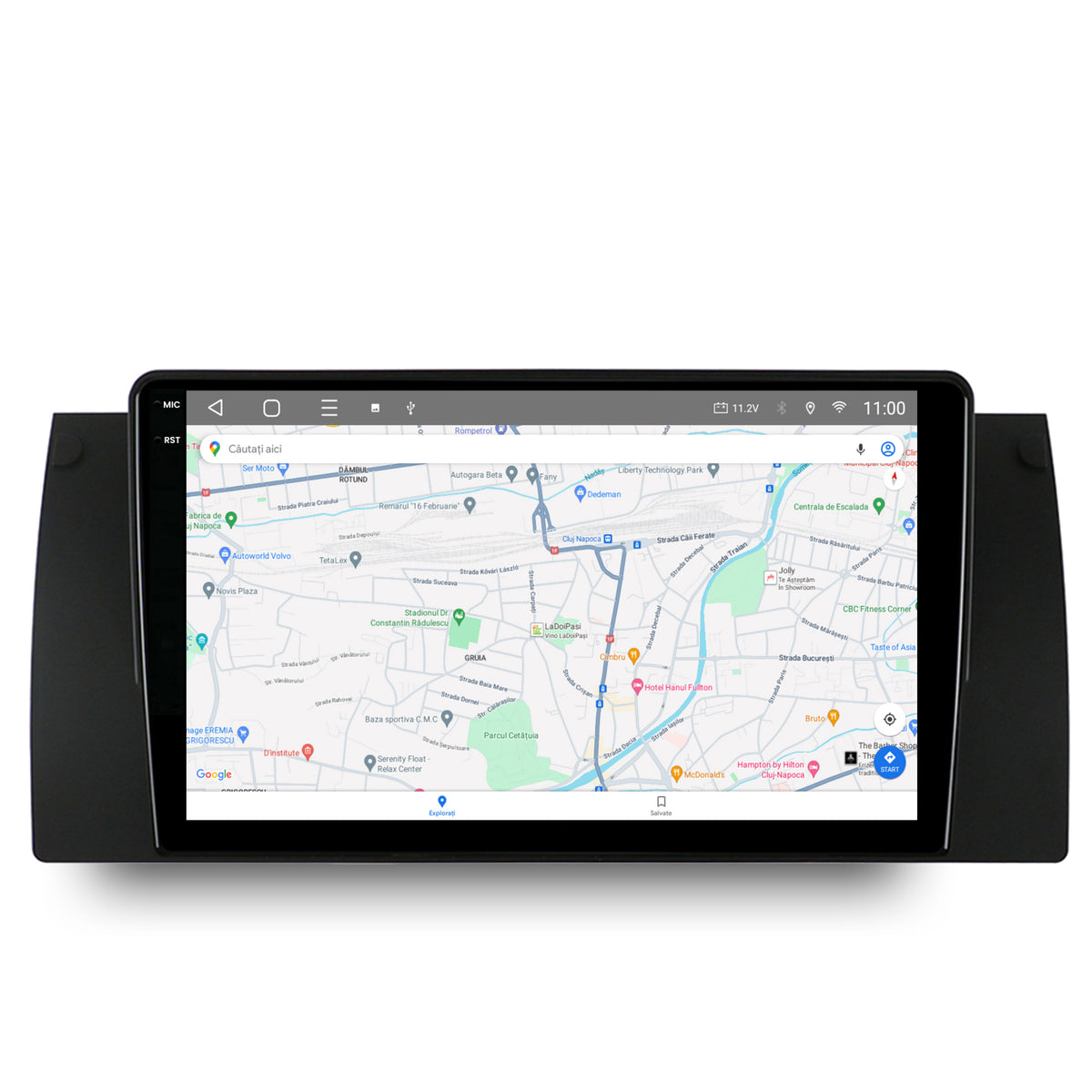 Navigatie 2K HUB64 BMW E39/E53/E38, 4GB RAM, Android, Octacore, Slot Sim 4G, DSP, GPS, Wi-FI, Carplay, Android Auto, USB, Bluetooth, Waze, Touchscreen, 9.5 Inch