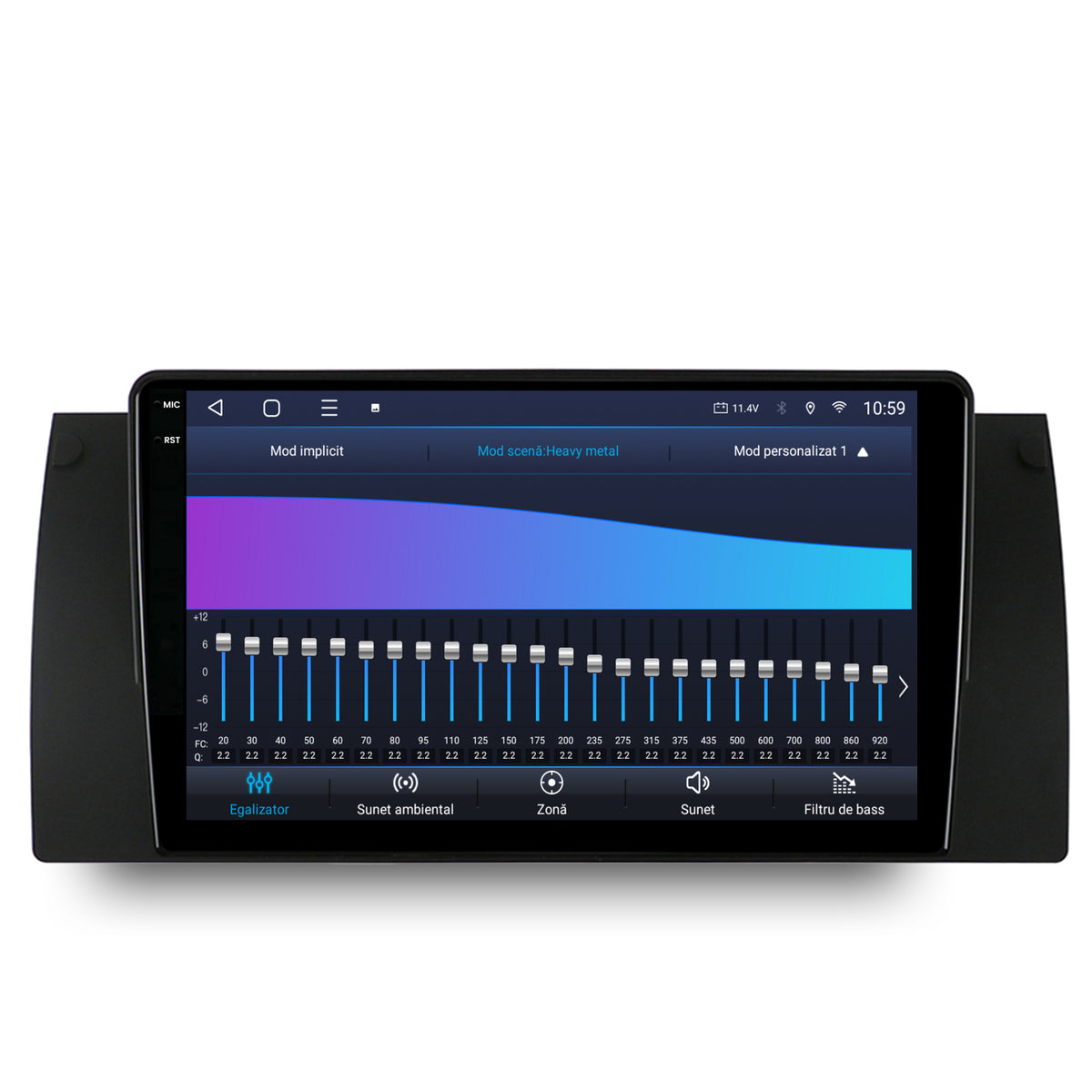 Navigatie 2K HUB64 BMW E39/E53/E38, 4GB RAM, Android, Octacore, Slot Sim 4G, DSP, GPS, Wi-FI, Carplay, Android Auto, USB, Bluetooth, Waze, Touchscreen, 9.5 Inch