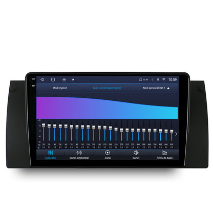 Navigatie 2K HUB64 BMW E39/E53/E38, 4GB RAM, Android, Octacore, Slot Sim 4G, DSP, GPS, Wi-FI, Carplay, Android Auto, USB, Bluetooth, Waze, Touchscreen, 9.5 Inch