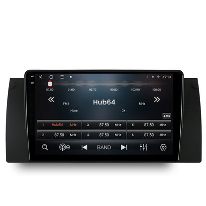 Navigatie 2K HUB64 BMW E39/E53/E38, 4GB RAM, Android, Octacore, Slot Sim 4G, DSP, GPS, Wi-FI, Carplay, Android Auto, USB, Bluetooth, Waze, Touchscreen, 9.5 Inch