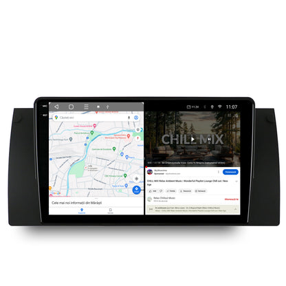Navigatie 2K HUB64 BMW E39/E53/E38, 4GB RAM, Android, Octacore, Slot Sim 4G, DSP, GPS, Wi-FI, Carplay, Android Auto, USB, Bluetooth, Waze, Touchscreen, 9.5 Inch