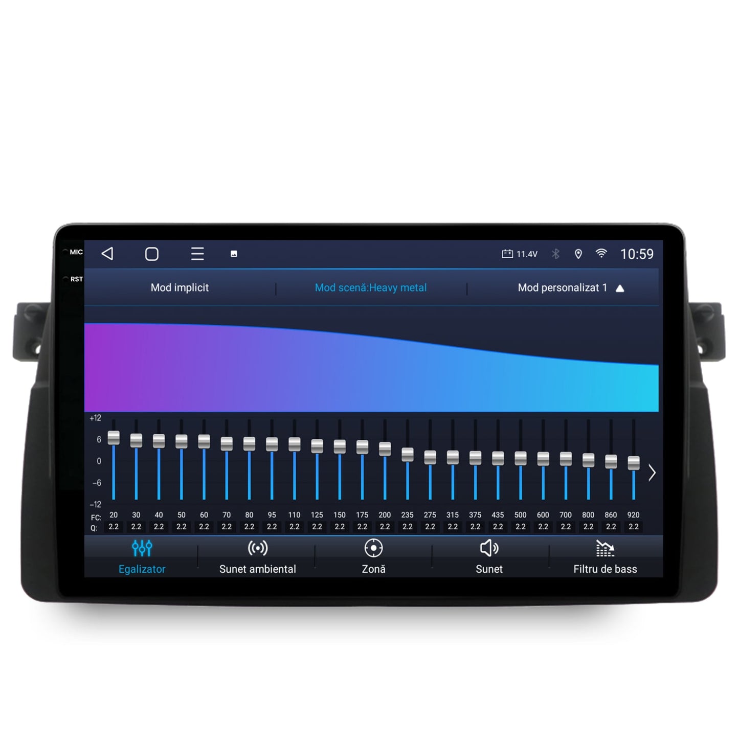 Navigatie 2K HUB64 BMW E46, 4GB RAM, Android, Octacore, Slot Sim 4G, DSP, GPS, Wi-FI, Carplay, Android Auto, USB, Bluetooth, Waze, Touchscreen, 9.5 Inch