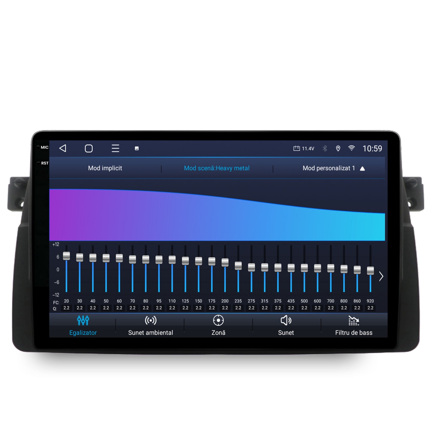 Navigatie 2K HUB64 BMW E46, 8GB RAM, Android, Octacore, Slot Sim 4G, DSP, GPS, Wi-FI, Carplay, Android Auto, USB, Bluetooth, Waze, Touchscreen, 9.5 Inch