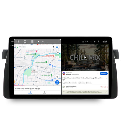 Navigatie 2K HUB64 BMW E46, 8GB RAM, Android, Octacore, Slot Sim 4G, DSP, GPS, Wi-FI, Carplay, Android Auto, USB, Bluetooth, Waze, Touchscreen, 9.5 Inch