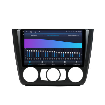 Navigatie 2K HUB64 BMW Seria 1 E87 (2007-2011), Clima Manuala, 4GB RAM, Android, Octacore, Slot Sim 4G, DSP, GPS, Wi-FI, Carplay, Android Auto, USB, Bluetooth, Waze, Touchscreen, 9.5 Inch