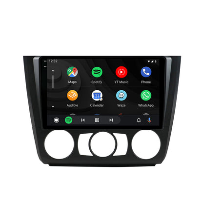 Navigatie 2K HUB64 BMW Seria 1 E87 (2007-2011), Clima Manuala, 8GB RAM, Android, Octacore, Slot Sim 4G, DSP, GPS, Wi-FI, Carplay, Android Auto, USB, Bluetooth, Waze, Touchscreen, 9.5 Inch