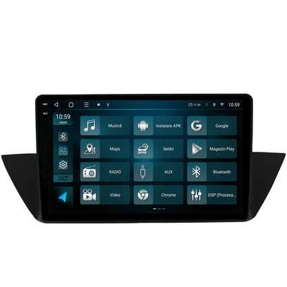 Navigatie 2K HUB64 BMW X1 (2009-2015), 8GB RAM, Android, Octacore, Slot Sim 4G, DSP, GPS, Wi-FI, Carplay, Android Auto, USB, Bluetooth, Waze, Touchscreen, 10.36 Inch