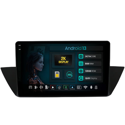 Navigatie 2K HUB64 BMW X1 (2009-2015), 8GB RAM, Android, Octacore, Slot Sim 4G, DSP, GPS, Wi-FI, Carplay, Android Auto, USB, Bluetooth, Waze, Touchscreen, 10.36 Inch