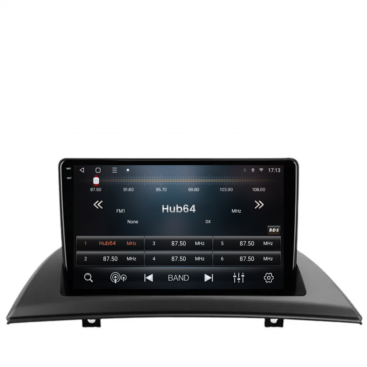 Navigatie 2K HUB64 BMW X3 E83 (2003-2010), 4GB RAM, Android, Octacore, Slot Sim 4G, DSP, GPS, Wi-FI, Carplay, Android Auto, USB, Bluetooth, Waze, Touchscreen, 9.5 Inch
