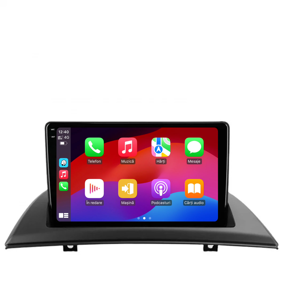 Navigatie 2K HUB64 BMW X3 E83 (2003-2012), 8GB RAM, Android, Octacore, Slot Sim 4G, DSP, GPS, Wi-FI, Carplay, Android Auto, USB, Bluetooth, Waze, Touchscreen, 9.5 Inch