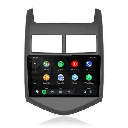 Navigatie 2K HUB64 Chevrolet Aveo 2 (2010-2015), 4GB RAM, Android, Octacore, Slot Sim 4G, DSP, GPS, Wi-FI, Carplay, Android Auto, USB, Bluetooth, Waze, Touchscreen, 9.5 Inch