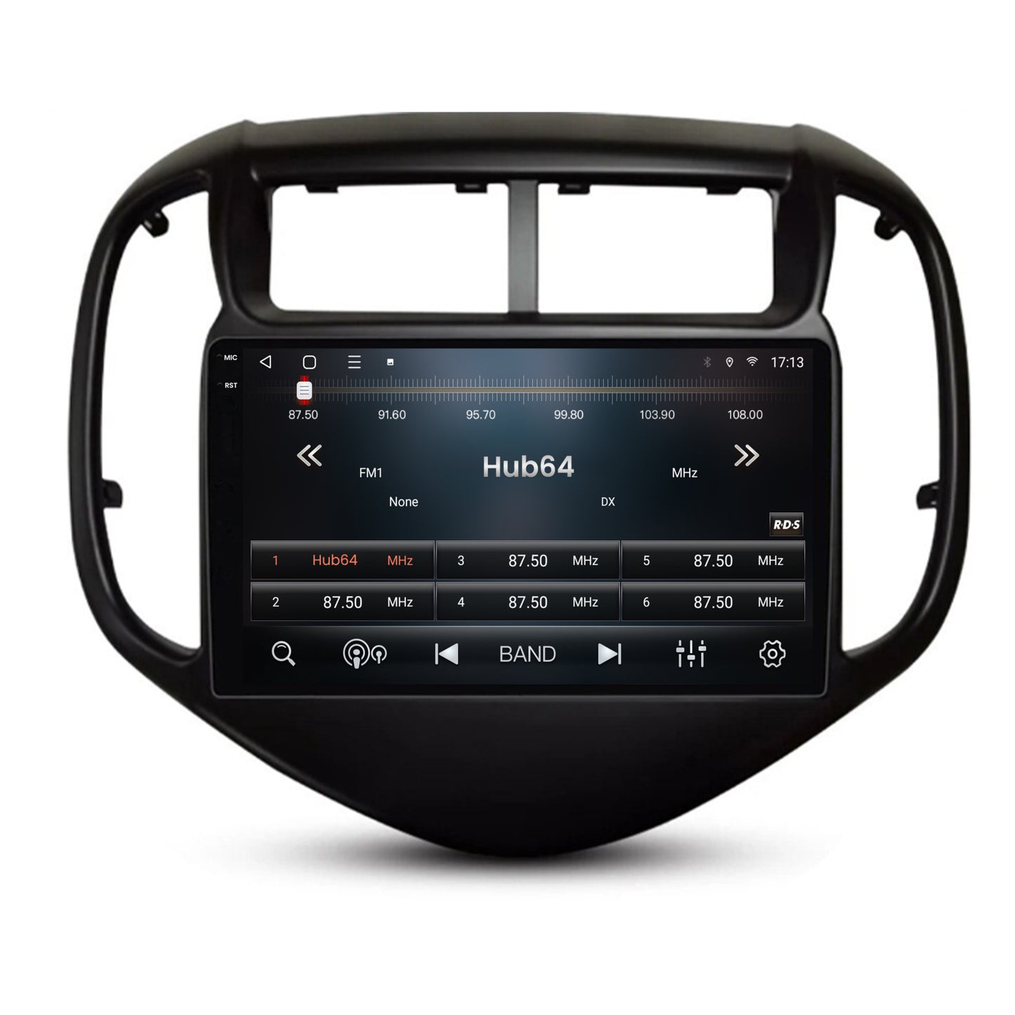 Navigatie 2K HUB64 Chevrolet Aveo (2017-2021), 4GB RAM, Android, Octacore, Slot Sim 4G, DSP, GPS, Wi-FI, Carplay, Android Auto, USB, Bluetooth, Waze, Touchscreen, 9.5 Inch