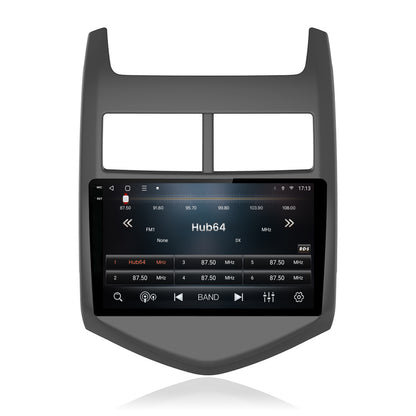 Navigatie 2K HUB64 Chevrolet Aveo 2 (2010-2015), 4GB RAM, Android, Octacore, Slot Sim 4G, DSP, GPS, Wi-FI, Carplay, Android Auto, USB, Bluetooth, Waze, Touchscreen, 9.5 Inch