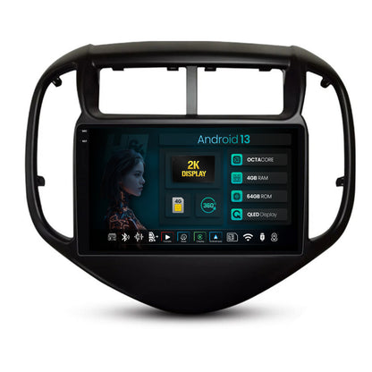Navigatie 2K HUB64 Chevrolet Aveo (2017-2021), 4GB RAM, Android, Octacore, Slot Sim 4G, DSP, GPS, Wi-FI, Carplay, Android Auto, USB, Bluetooth, Waze, Touchscreen, 9.5 Inch