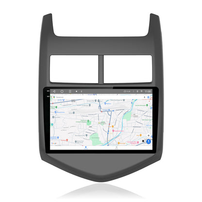 Navigatie 2K HUB64 Chevrolet Aveo 2 (2010-2015), 8GB RAM, Android, Octacore, Slot Sim 4G, DSP, GPS, Wi-FI, Carplay, Android Auto, USB, Bluetooth, Waze, Touchscreen, 9.5 Inch