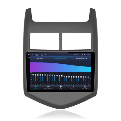 Navigatie 2K HUB64 Chevrolet Aveo 2 (2010-2015), 8GB RAM, Android, Octacore, Slot Sim 4G, DSP, GPS, Wi-FI, Carplay, Android Auto, USB, Bluetooth, Waze, Touchscreen, 9.5 Inch