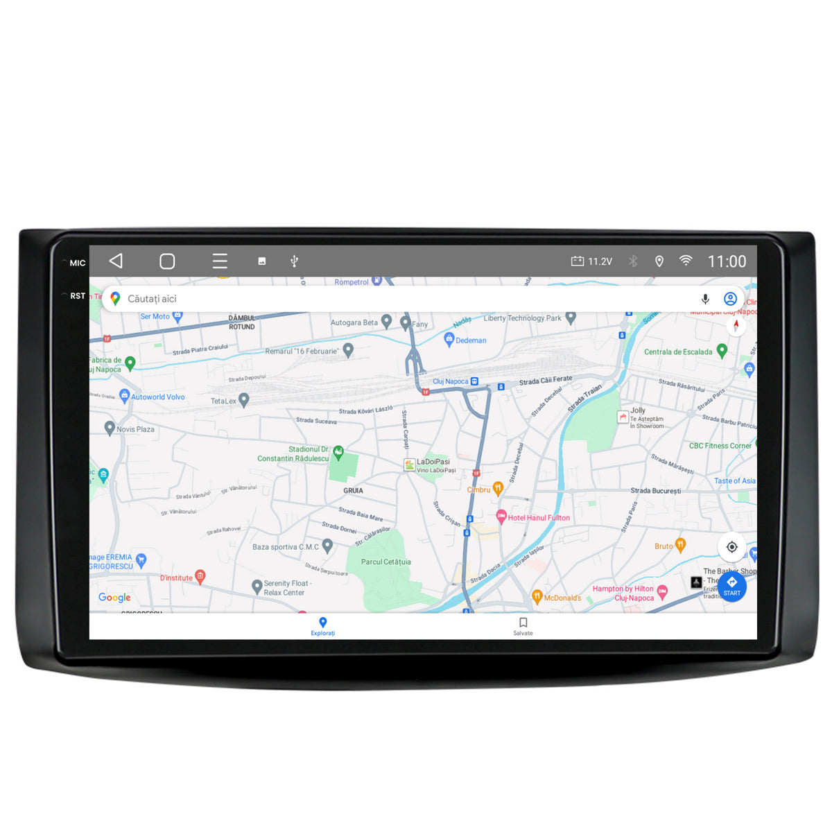 Navigatie 2K HUB64 Chevrolet Aveo (2006-2012), 8GB RAM, Android, Octacore, Slot Sim 4G, DSP, GPS, Wi-FI, Carplay, Android Auto, USB, Bluetooth, Waze, Touchscreen, 9.5 Inch