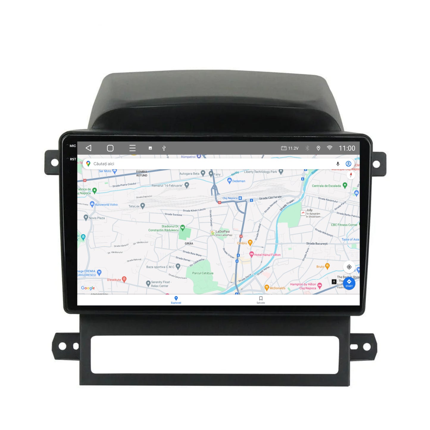 Navigatie 2K HUB64 Chevrolet Captiva (2006-2011), 4GB RAM, Android, Octacore, Slot Sim 4G, DSP, GPS, Wi-FI, Carplay, Android Auto, USB, Bluetooth, Waze, Touchscreen, 9.5 Inch