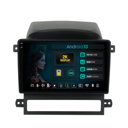 Navigatie 2K HUB64 Chevrolet Captiva (2006-2011), 8GB RAM, Android, Octacore, Slot Sim 4G, DSP, GPS, Wi-FI, Carplay, Android Auto, USB, Bluetooth, Waze, Touchscreen, 9.5 Inch