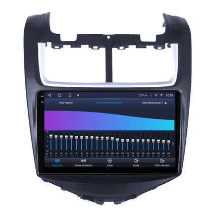 Navigatie 2K HUB64 Chevrolet Aveo (2014-2017), 4GB RAM, Android, Octacore, Slot Sim 4G, DSP, GPS, Wi-FI, Carplay, Android Auto, USB, Bluetooth, Waze, Touchscreen, 9.5 Inch