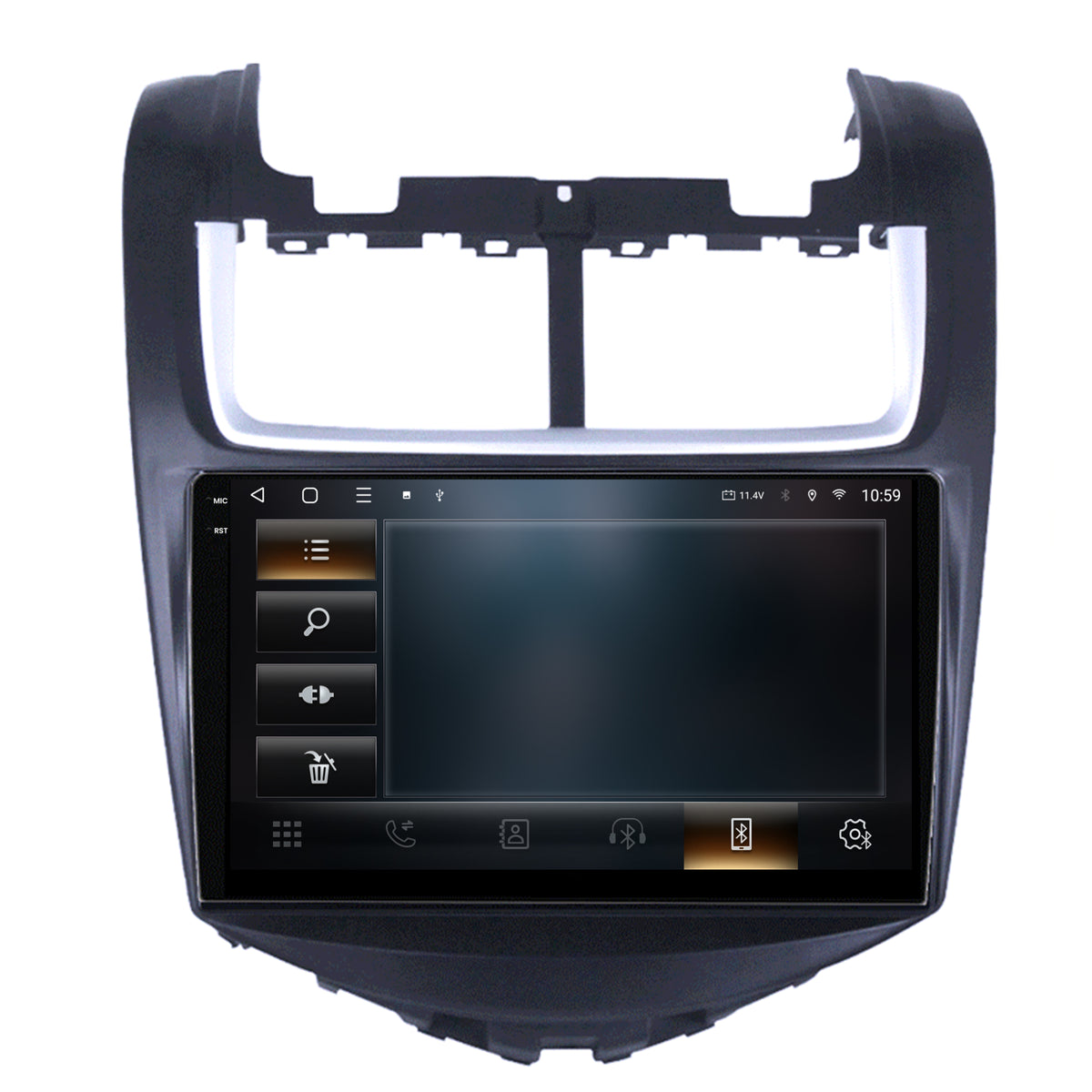 Navigatie 2K HUB64 Chevrolet Aveo (2014-2017), 8GB RAM, Android, Octacore, Slot Sim 4G, DSP, GPS, Wi-FI, Carplay, Android Auto, USB, Bluetooth, Waze, Touchscreen, 9.5 Inch