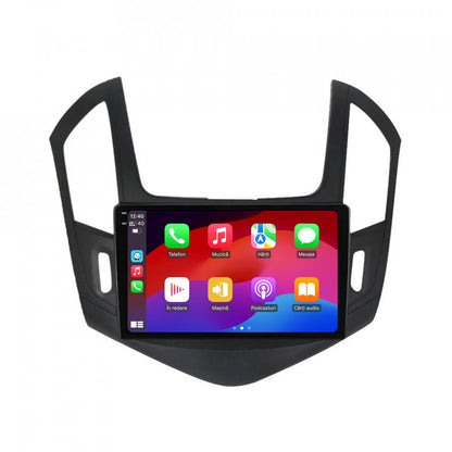 Navigatie 2K HUB64 Chevrolet Cruze (2013-2015), 4GB RAM, Android, Octacore, Slot Sim 4G, DSP, GPS, Wi-FI, Carplay, Android Auto, USB, Bluetooth, Waze, Touchscreen, 9.5 Inch