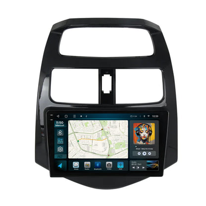 Navigatie 2K HUB64 Daewoo Matiz / Chevrolet Spark (2010-2014), 8GB RAM, Android, Octacore, Slot Sim 4G, DSP, GPS, Wi-FI, Carplay, Android Auto, USB, Bluetooth, Waze, Touchscreen, 9.5 Inch