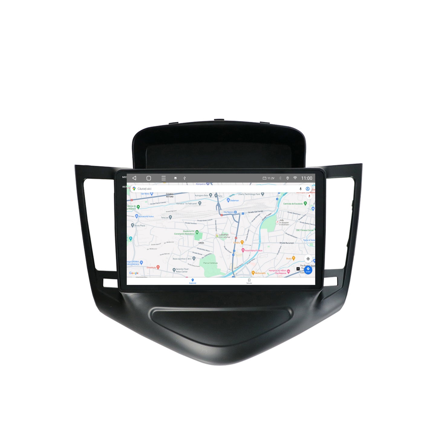 Navigatie 2K HUB64 Chevrolet Cruze (2008-2014), 4GB RAM, Android, Octacore, Slot Sim 4G, DSP, GPS, Wi-FI, Carplay, Android Auto, USB, Bluetooth, Waze, Touchscreen, 9.5 Inch