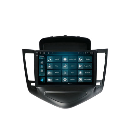Navigatie 2K HUB64 Chevrolet Cruze (2008-2014), 8GB RAM, Android, Octacore, Slot Sim 4G, DSP, GPS, Wi-FI, Carplay, Android Auto, USB, Bluetooth, Waze, Touchscreen, 9.5 Inch
