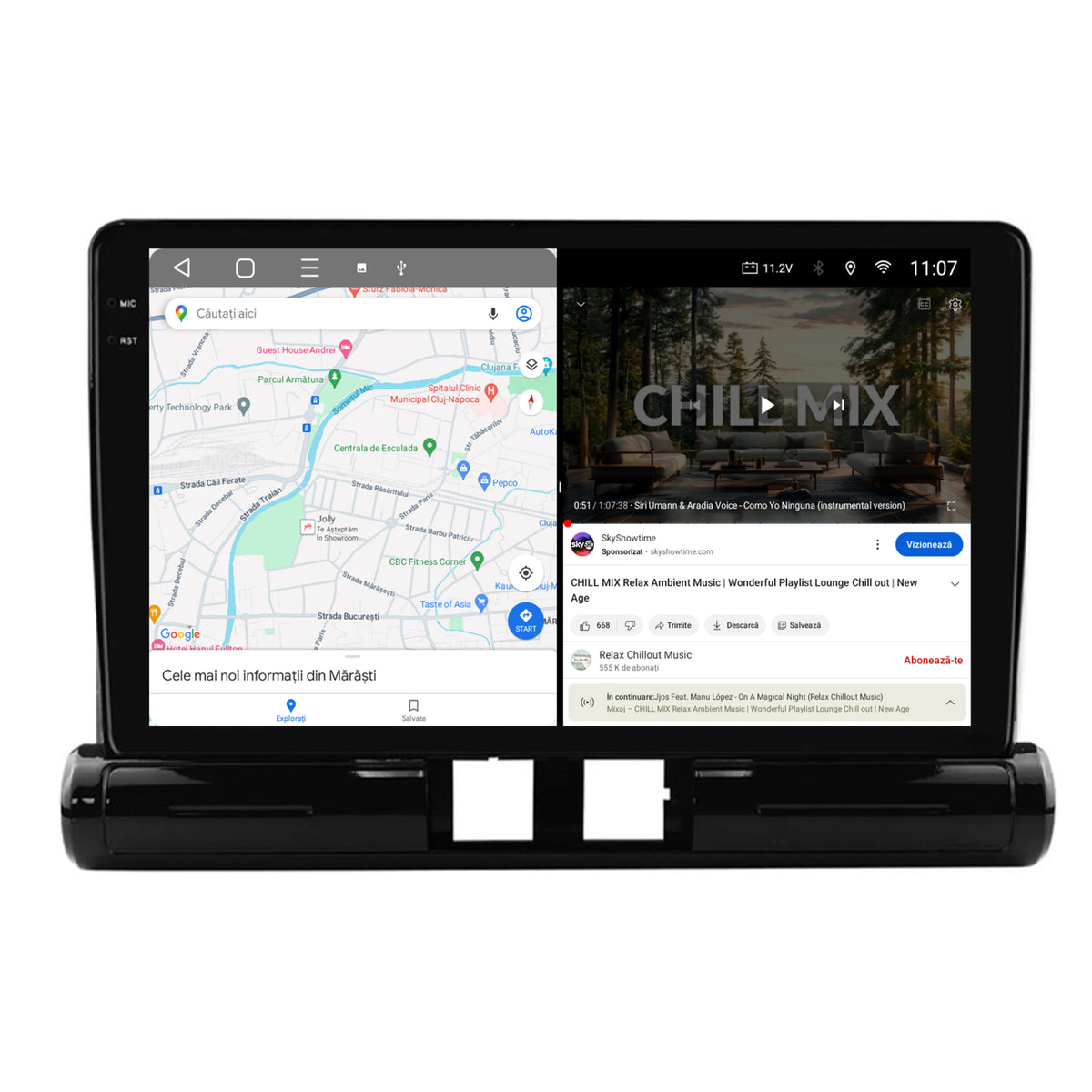Navigatie 2K HUB64 Citroen C3 (2024+) Low-V, 4GB RAM, Android, Octacore, Slot Sim 4G, DSP, GPS, Wi-FI, Carplay, Android Auto, USB, Bluetooth, Waze, Touchscreen, 9.5 Inch
