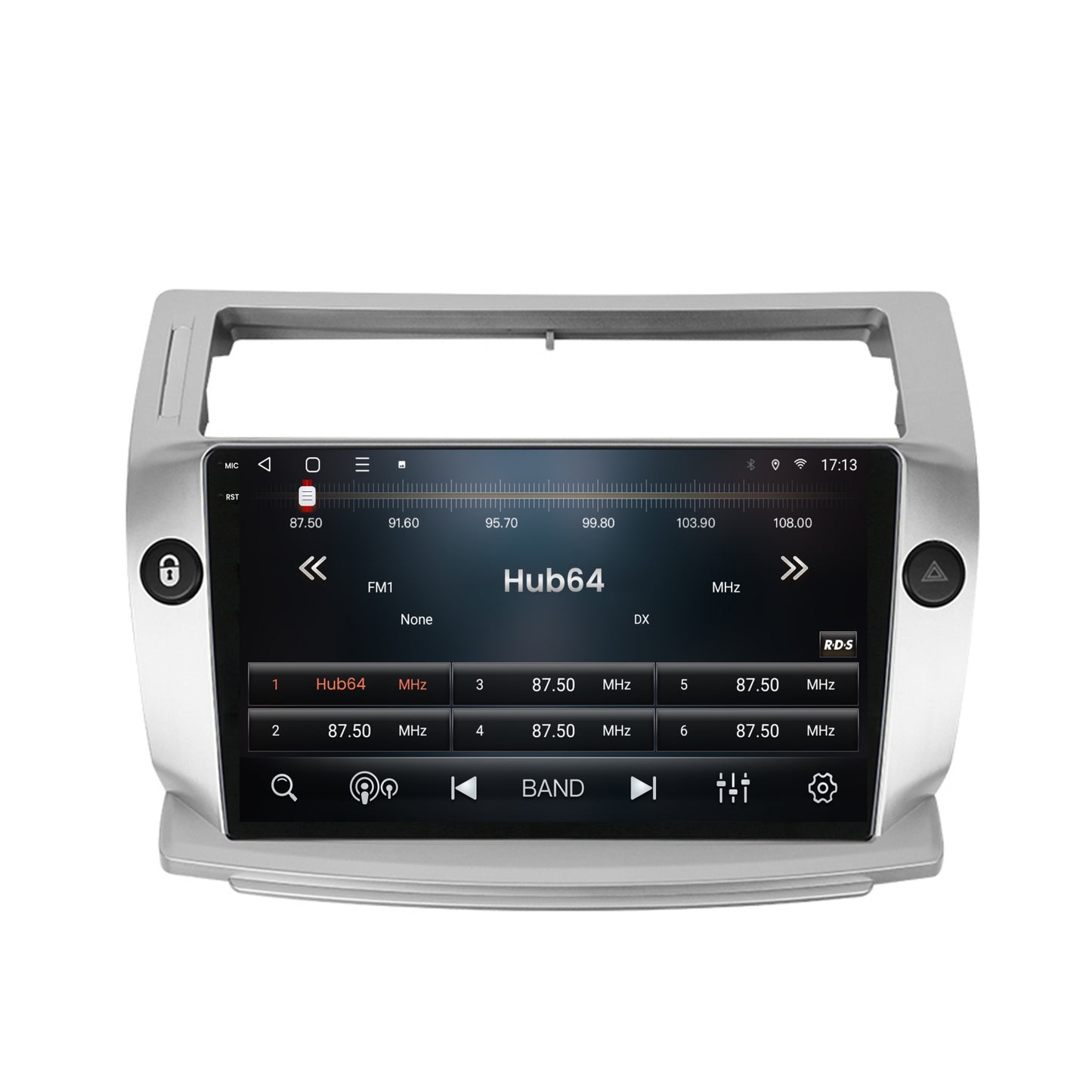 Navigatie 2K HUB64 Citroen C4 (2004-2014), 4GB RAM, Android, Octacore, Slot Sim 4G, DSP, GPS, Wi-FI, Carplay, Android Auto, USB, Bluetooth, Waze, Touchscreen, 9.5 Inch