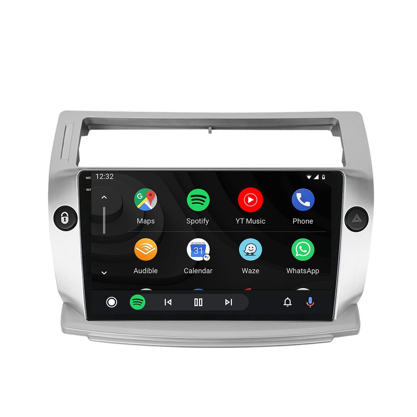 Navigatie 2K HUB64 Citroen C4 (2004-2014), 8GB RAM, Android, Octacore, Slot Sim 4G, DSP, GPS, Wi-FI, Carplay, Android Auto, USB, Bluetooth, Waze, Touchscreen, 9.5 Inch