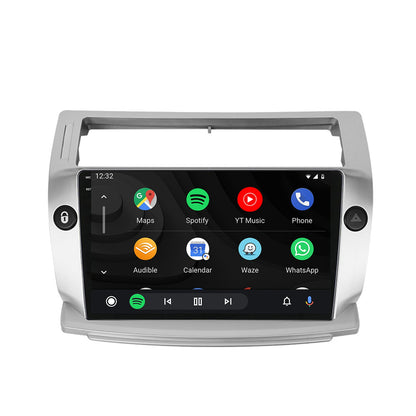 Navigatie 2K HUB64 Citroen C4 (2004-2014), 8GB RAM, Android, Octacore, Slot Sim 4G, DSP, GPS, Wi-FI, Carplay, Android Auto, USB, Bluetooth, Waze, Touchscreen, 9.5 Inch
