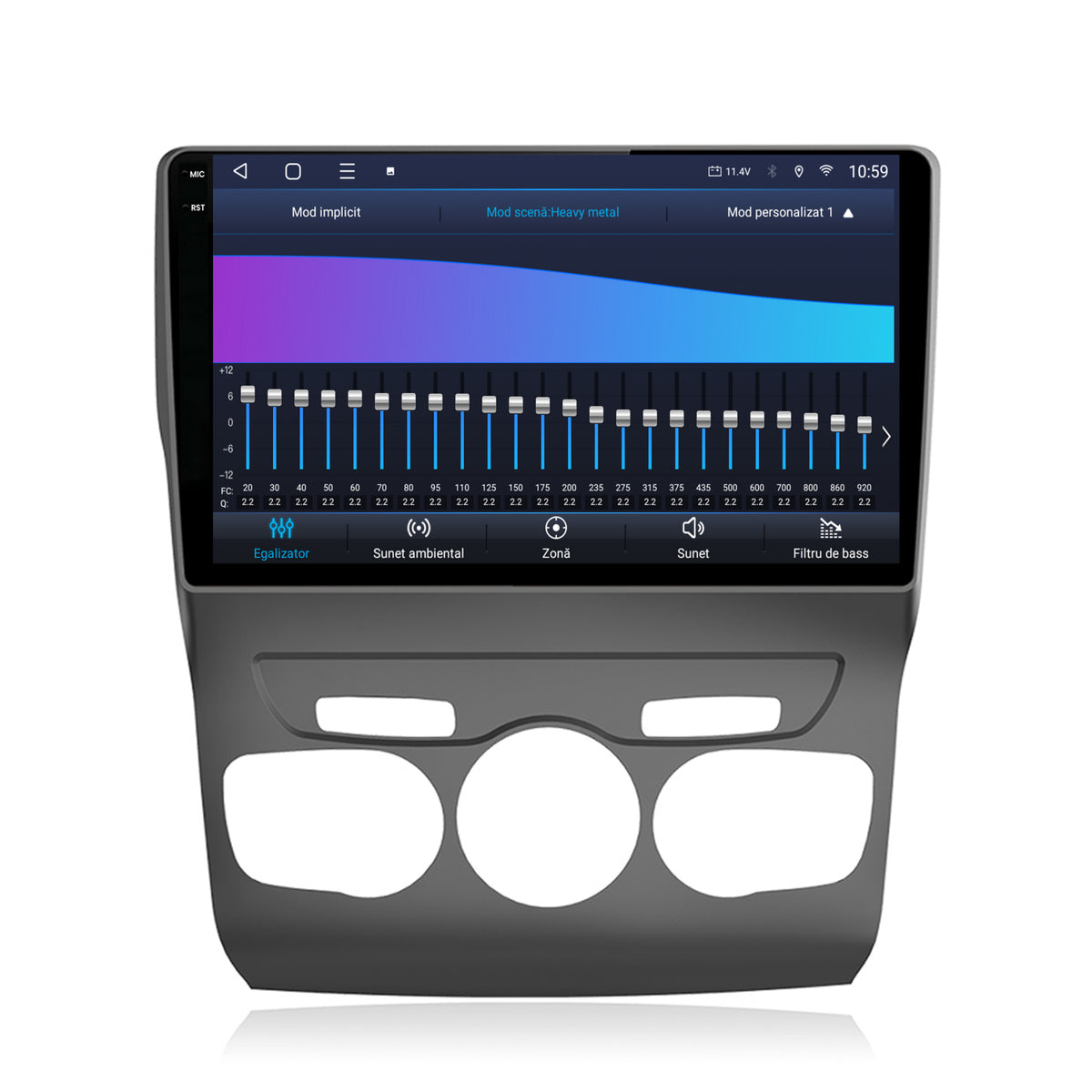 Navigatie 2K HUB64 Citroen C4L (2011-2016), 4GB RAM, Android, Octacore, Slot Sim 4G, DSP, GPS, Wi-FI, Carplay, Android Auto, USB, Bluetooth, Waze, Touchscreen, 10.36 Inch