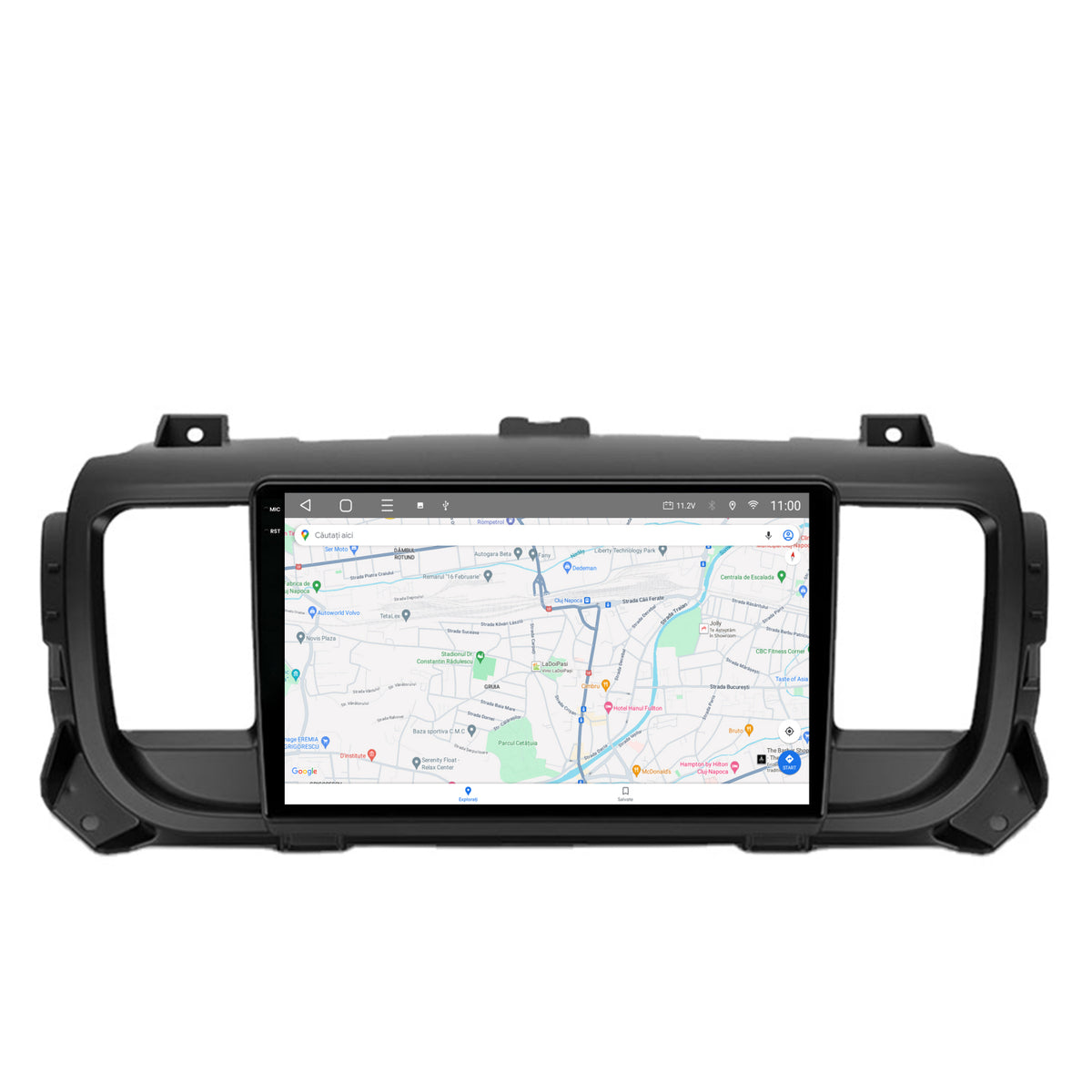 Navigatie 2K HUB64 Citroen Jumpy / Peugeot Expert (2017-2021), 4GB RAM, Android, Octacore, Slot Sim 4G, DSP, GPS, Wi-FI, Carplay, Android Auto, USB, Bluetooth, Waze, Touchscreen, 9.5 Inch